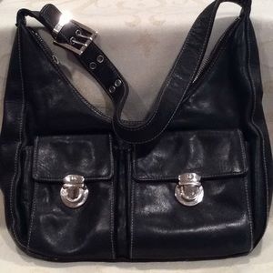 AUTHENTIC & LIKE NEW, ALL LEATHER “PERLINA” BAG
